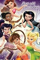 Vista 11 de Trends International Disney Tinker Bell - Póster de pared de hadas, 14.725 x 22.375 pulgadas, versión enmarcada de madera de granero
