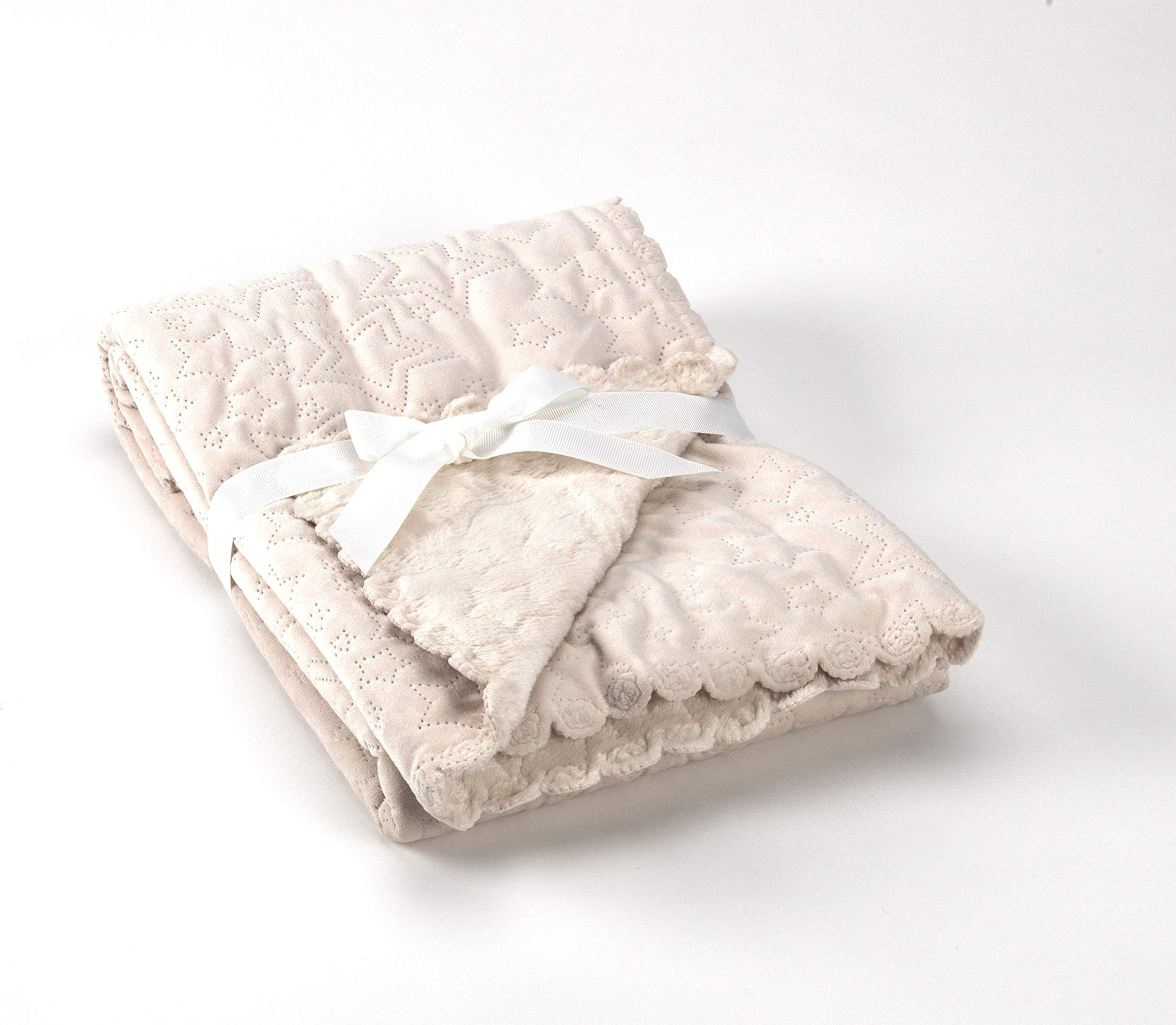 Mora Stella Blanket 80 x 110, Beige, MSAXXBB24ZAX-G83-2