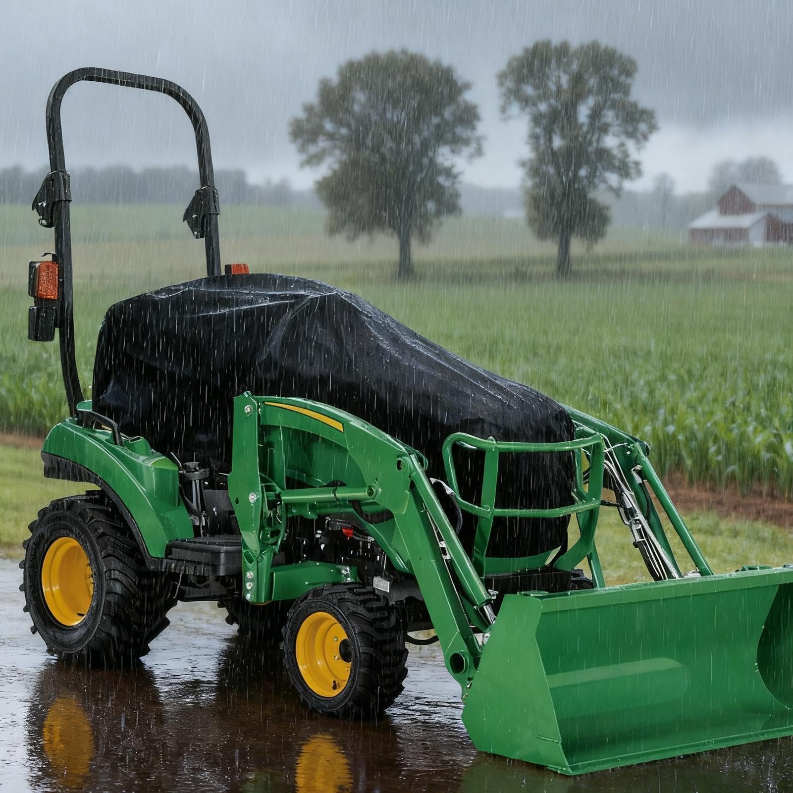Funda para cortacésped, 193 x 61 x 56 cm, impermeable, tela Oxford, protector de tractor, resistente a los rayos UV, resistente a la intemperie, protector de máquina de jardín, para cobertizo, patio