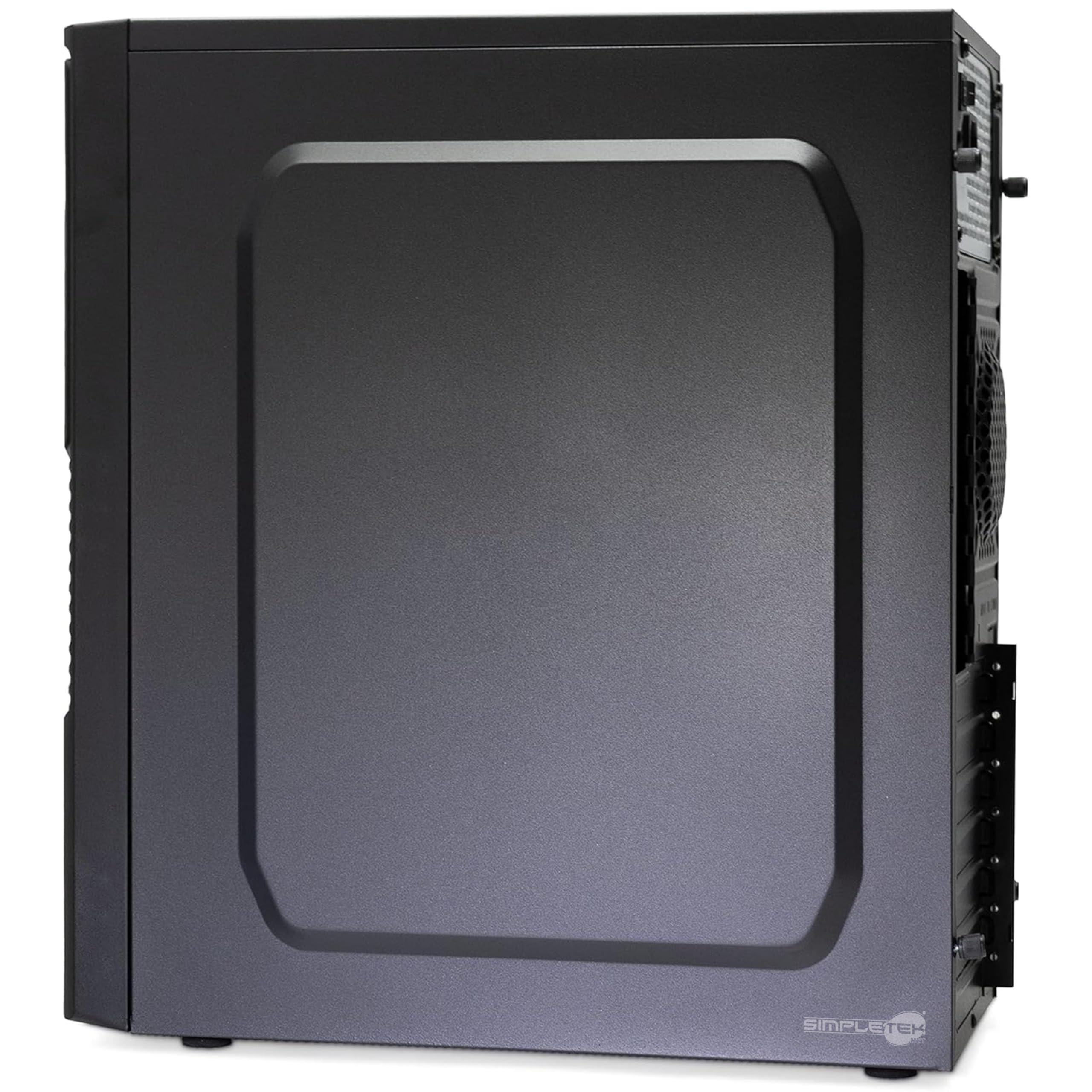 SIMPLETEK - Computer Desktop Fisso Assemblato di 14th Gen | Core i3 14100T RAM 8GB SSD 120GB | Case Nero, Inclusa licenza Windows 11 Professional