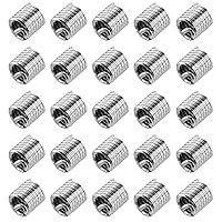 Vista 8 de uxcell 10 piezas de insertos de rosca de alambre 1/2-13 UNC 3D (1-1/2 ") 304 de acero inoxidable helicoidal tipo helicoidal kit de reparación