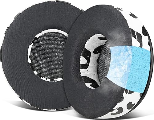 SOULWIT Almohadillas de gel refrescante de repuesto para auriculares inalámbricos Skullcandy Hesh & Hesh 2, almohadillas para los oídos con espuma