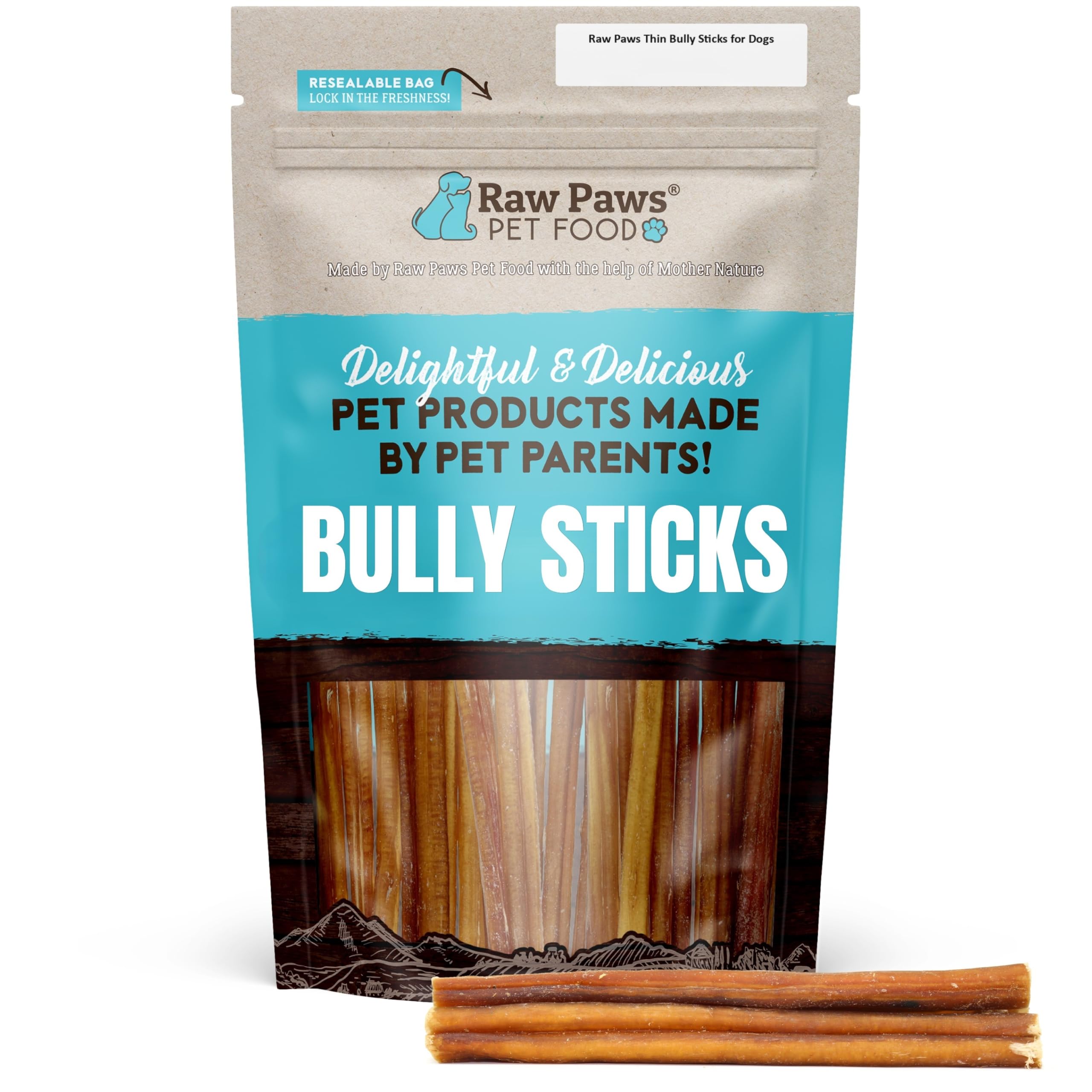 Raw Paws Thin Bully Sticks