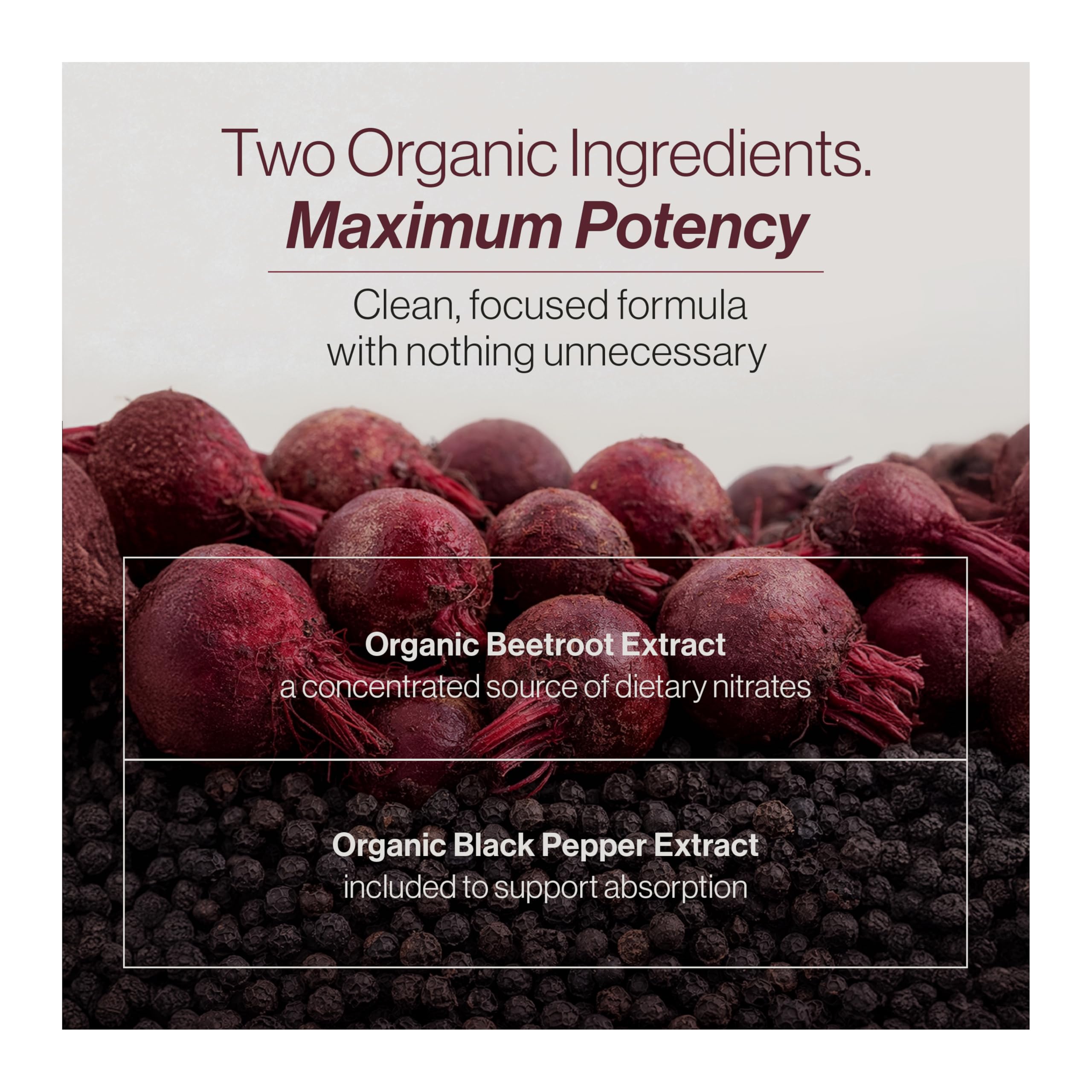 TRUE BEETS Organic Beet Root Capsules - 20:1 Extract Beetroot Supplement, 120 Vegan Capsules, 4 Month Supply - Nitric Oxide & Blood Pressure Support, Non-GMO, Made in the USA — Amazon image 6