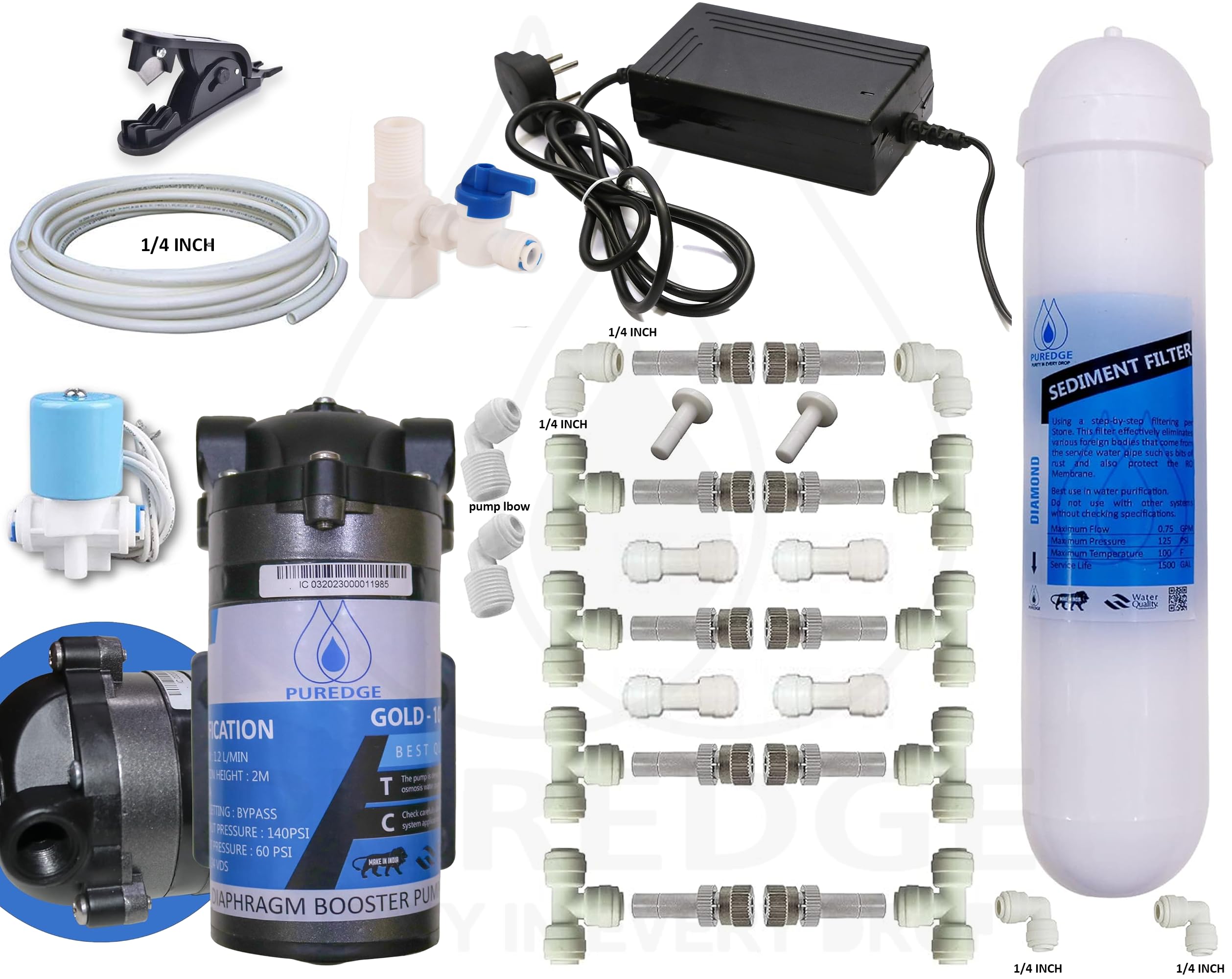 Puredge Mist Cooling Misting System complete DIY Kit-10 Nozzle System-125 PSI Misting Pump, 15 Mt Length, White Color Tubing (B0D575YNWV) Amazon Price History, Amazon Price Tracker