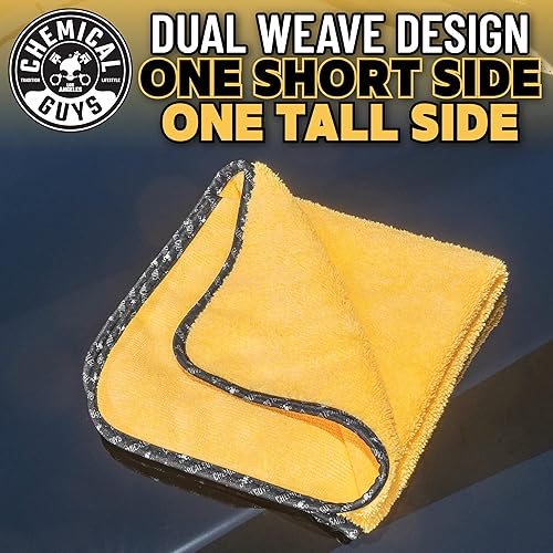 Miniatura 9 de Chemical Guys CLD30016 MIC_506_03 - Limpiador de vidrio y ventanas sin rayas (16 onzas líquidas), toallas de microfibra de grado profesional, color