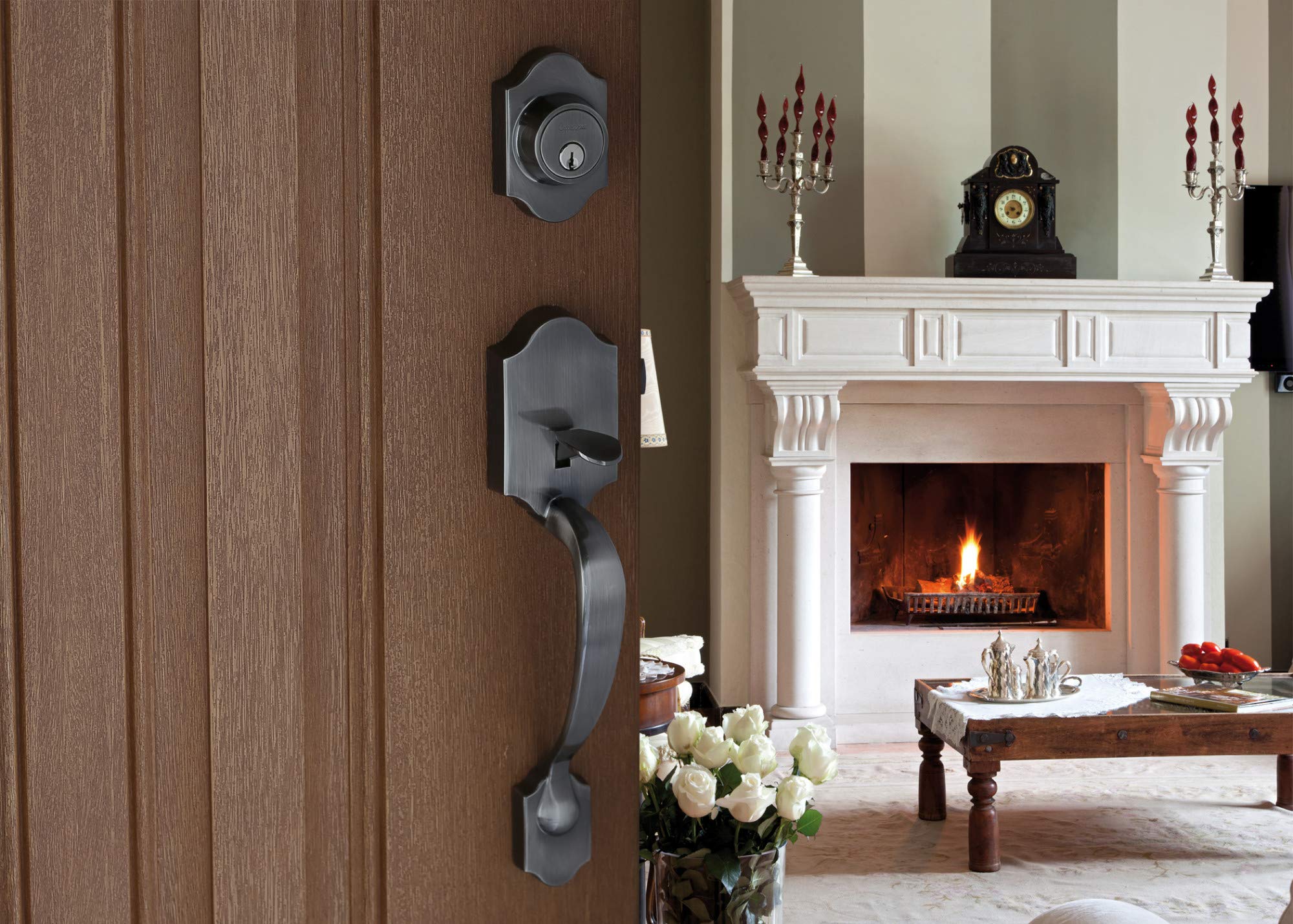 タッティ Kwikset Austin Handleset Double Cylinder - SmartKey Venetian