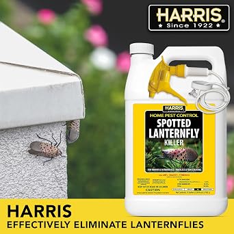 Harris Spotted Lantern Fly Killer, Odorless and Non Staining Ready to Use Spray, 128oz