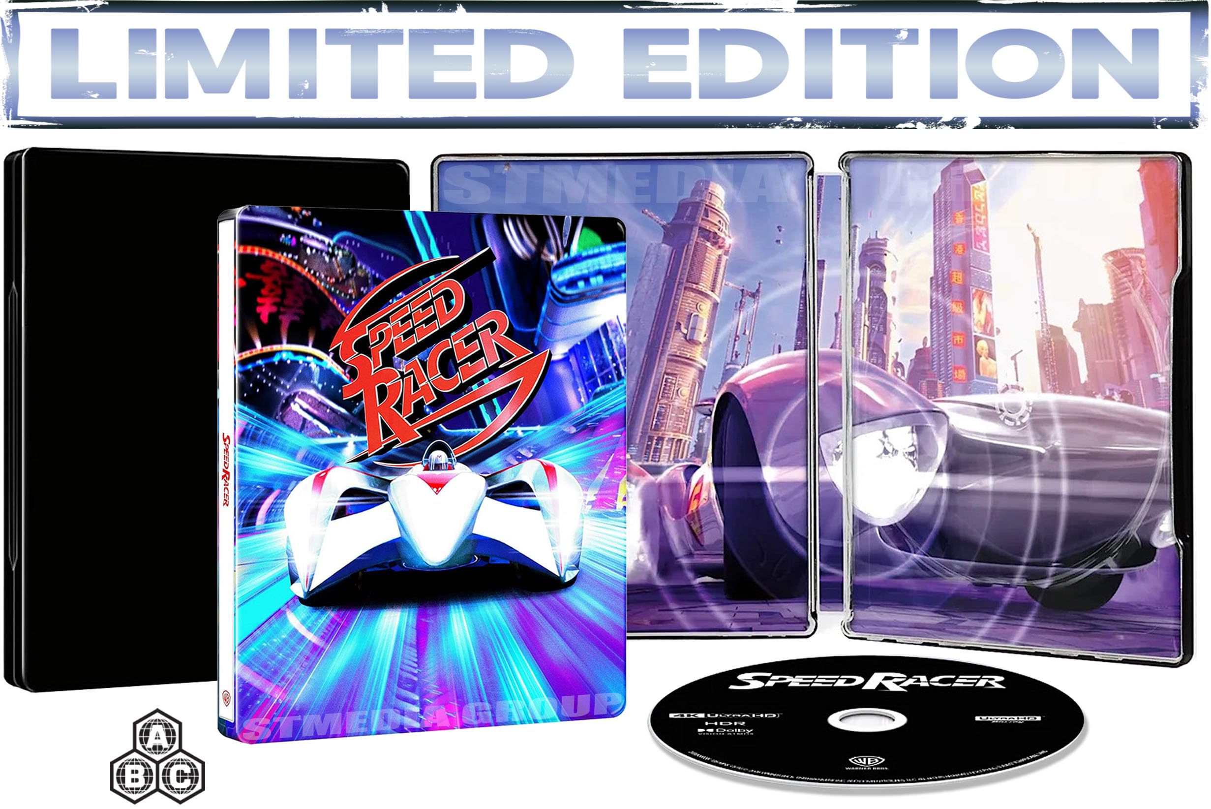 Speed Racer (Limited Edition, SteelBook) [4K UHD + Blu-ray] [Region Free]
