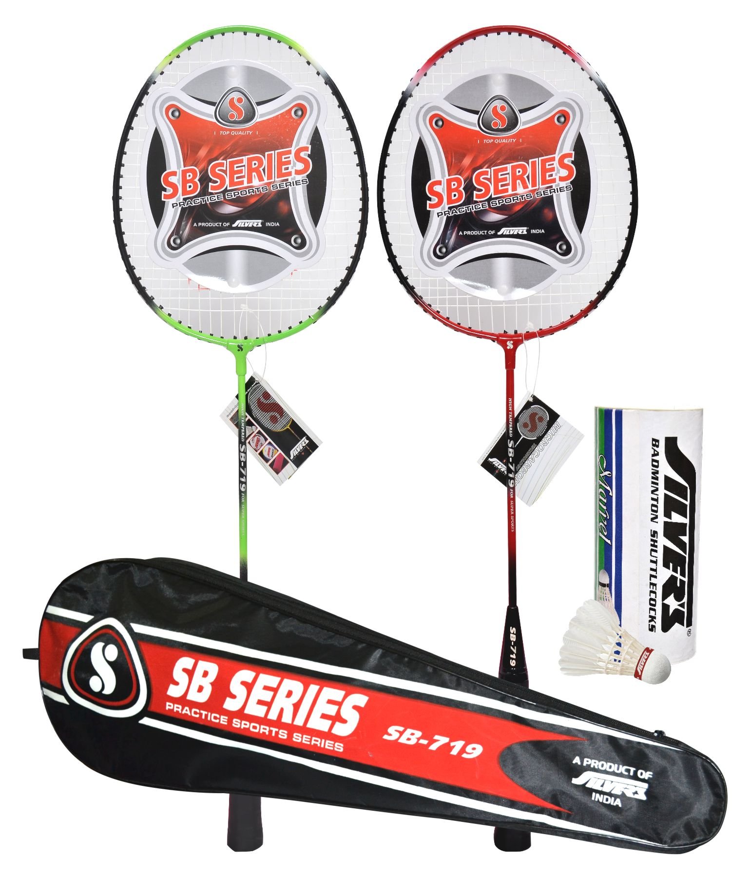 Silvers SB 719 Badminton Combo (2 Pieces) (B00W6ZUYG2) Amazon Price History, Amazon Price Tracker