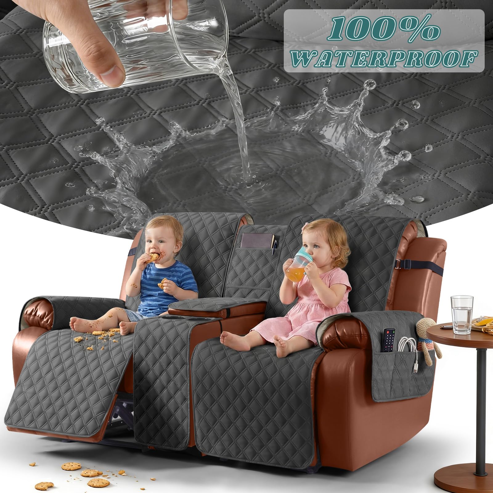 Waterproof Recliner Loveseat Cover - Protect Your Sofa -3 Waterproof Recliner Loveseat Cover - Protect Your Sofa -3
