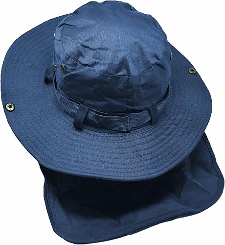 Miniatura 2 de Glory Max Sombrero de cubo Boonie con cubierta de solapa para el cuello Sun Safari ala ancha Pesca Jardín Senderismo Cap