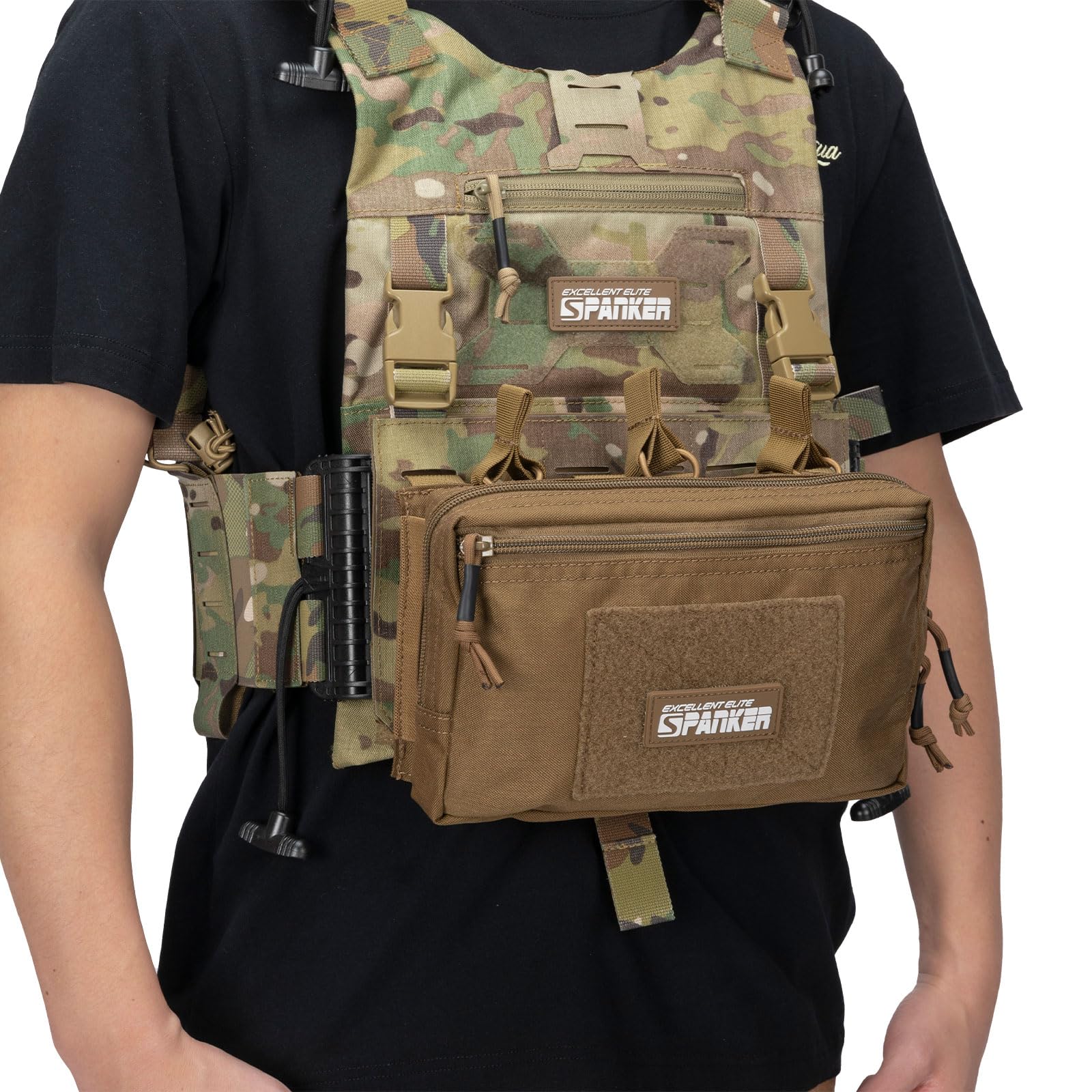 EXCELLENT ELITE SPANKER Pochette Actique pour Chargeur Sac de Rangement pour Chargeur Pochette Tactique Molle(COB)