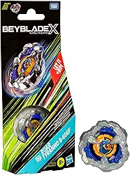 Beyblade X, Pião, Tyranno 9-60GF - Conjunto de Brinquedo Tipo Ataque, Giro à Direita, Booster Pack - A partir de 8 Anos