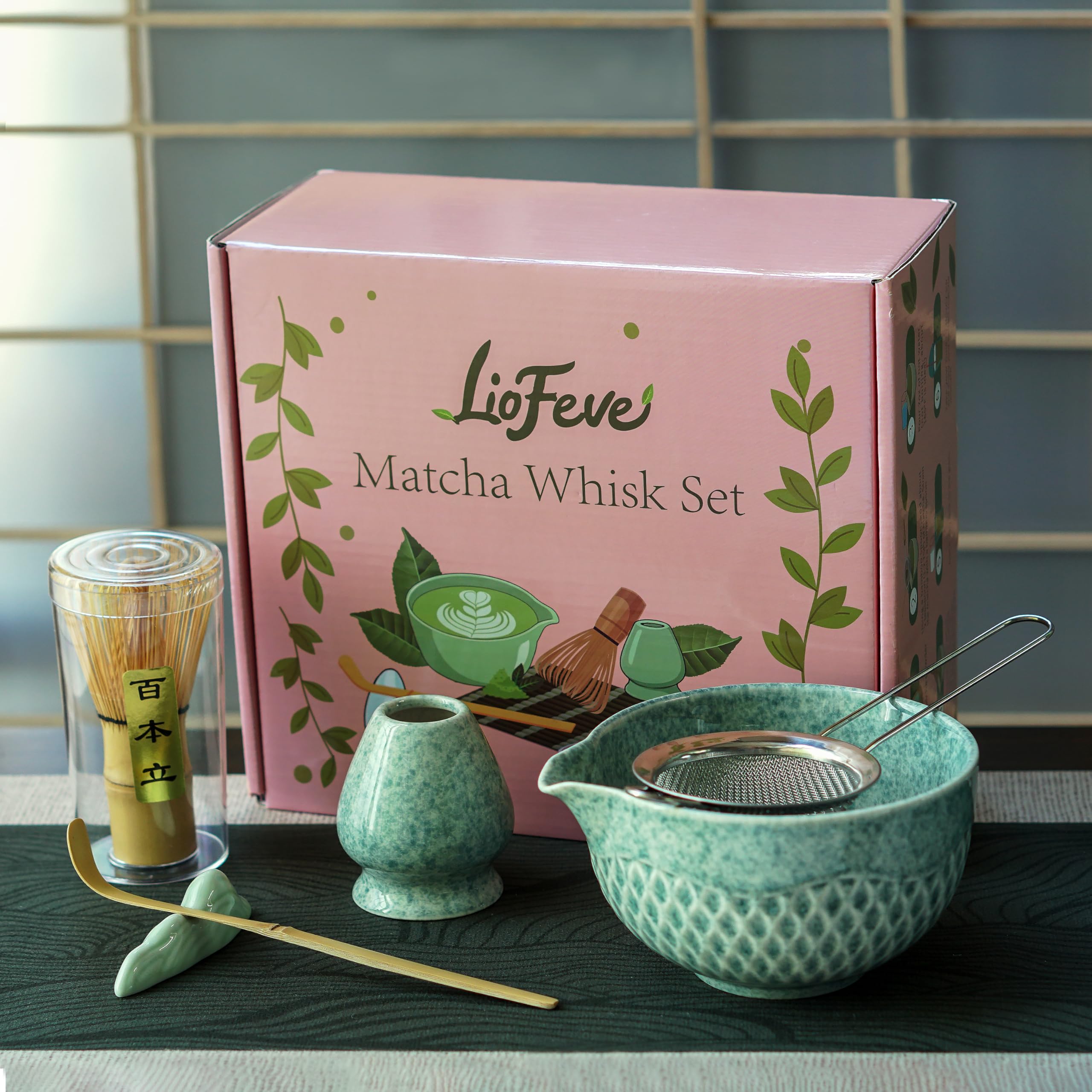 Birthday Gifts Matcha Whisk Set-Matcha Kit 7 Pcs, Dishwasher Safe Matcha Set Birthday Gifts for Matcha Lover, Ideal for Beginners(G) view 9