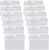 Vista 1 de YouOWO - 12 soportes para tarjetas de identificación para tarjetas de identificación, soporte para tarjetas de identificación es de 3.1 x 3.5 in, se