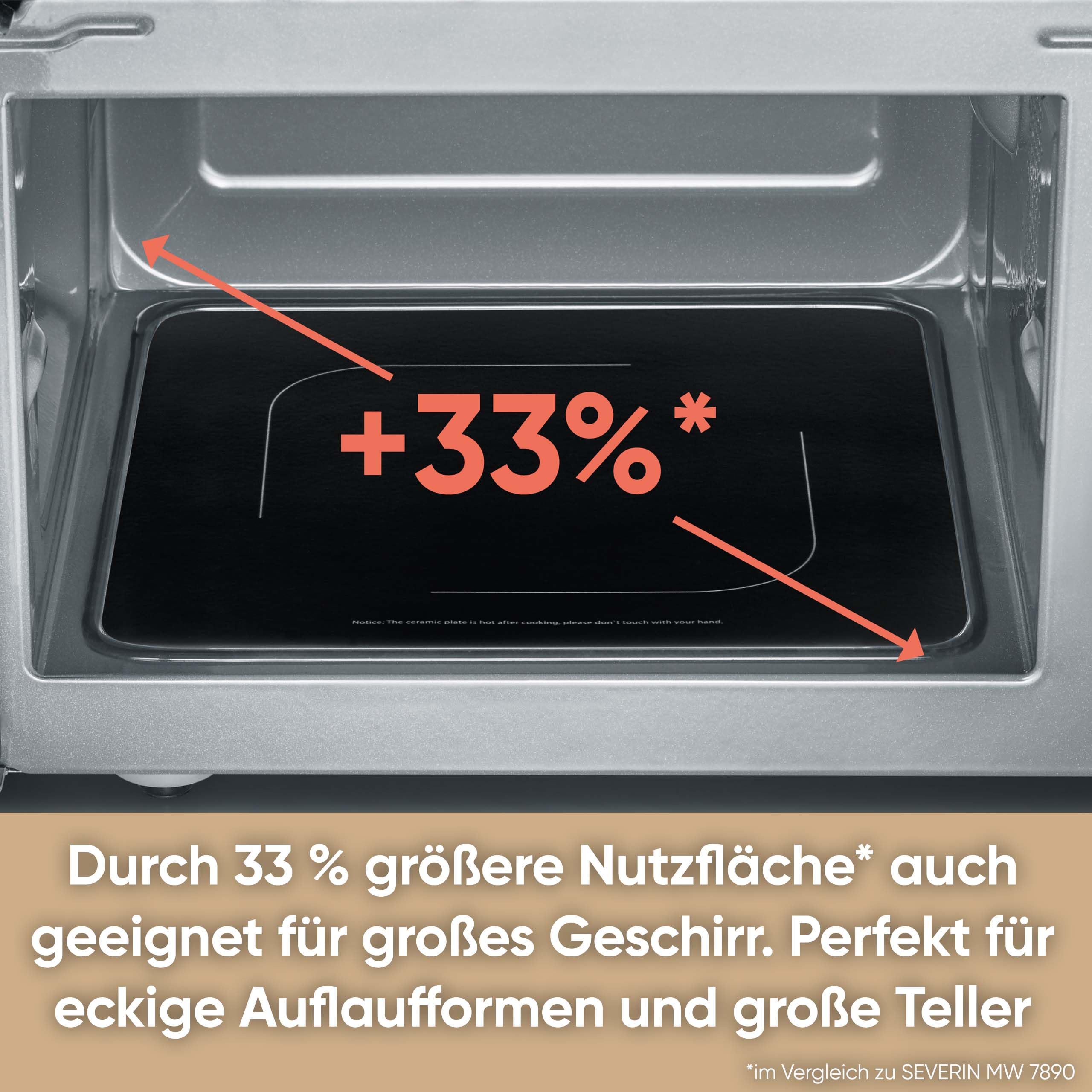Severin Mikrowelle mit Grill 20L schwarz MW 7762