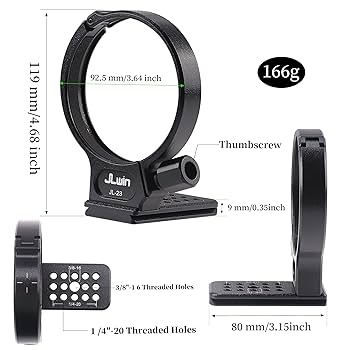 Amazon.com : Hersmay Tripod Collar Mount Ring for Sigma 100