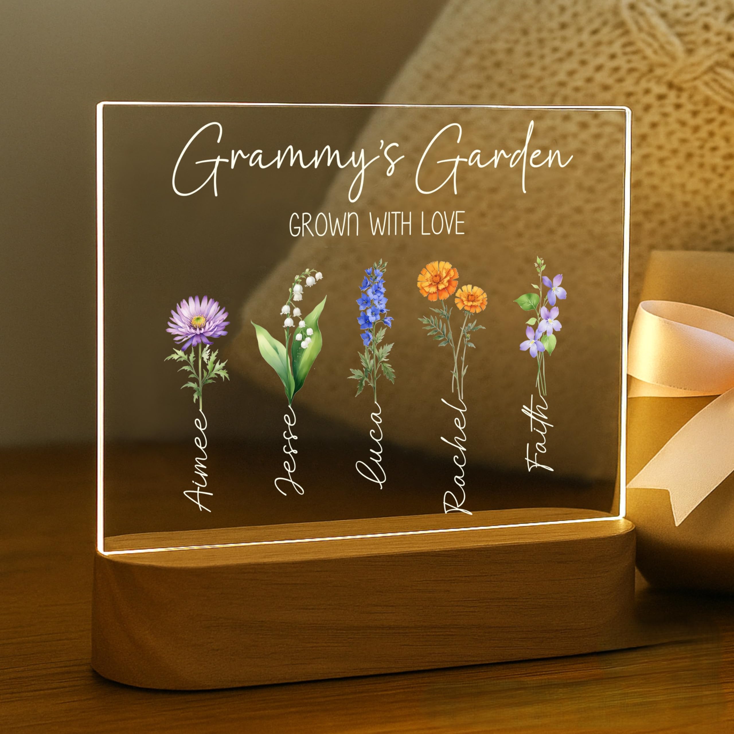 Holiday Traditions Grandmas Garden LED Night Light 5