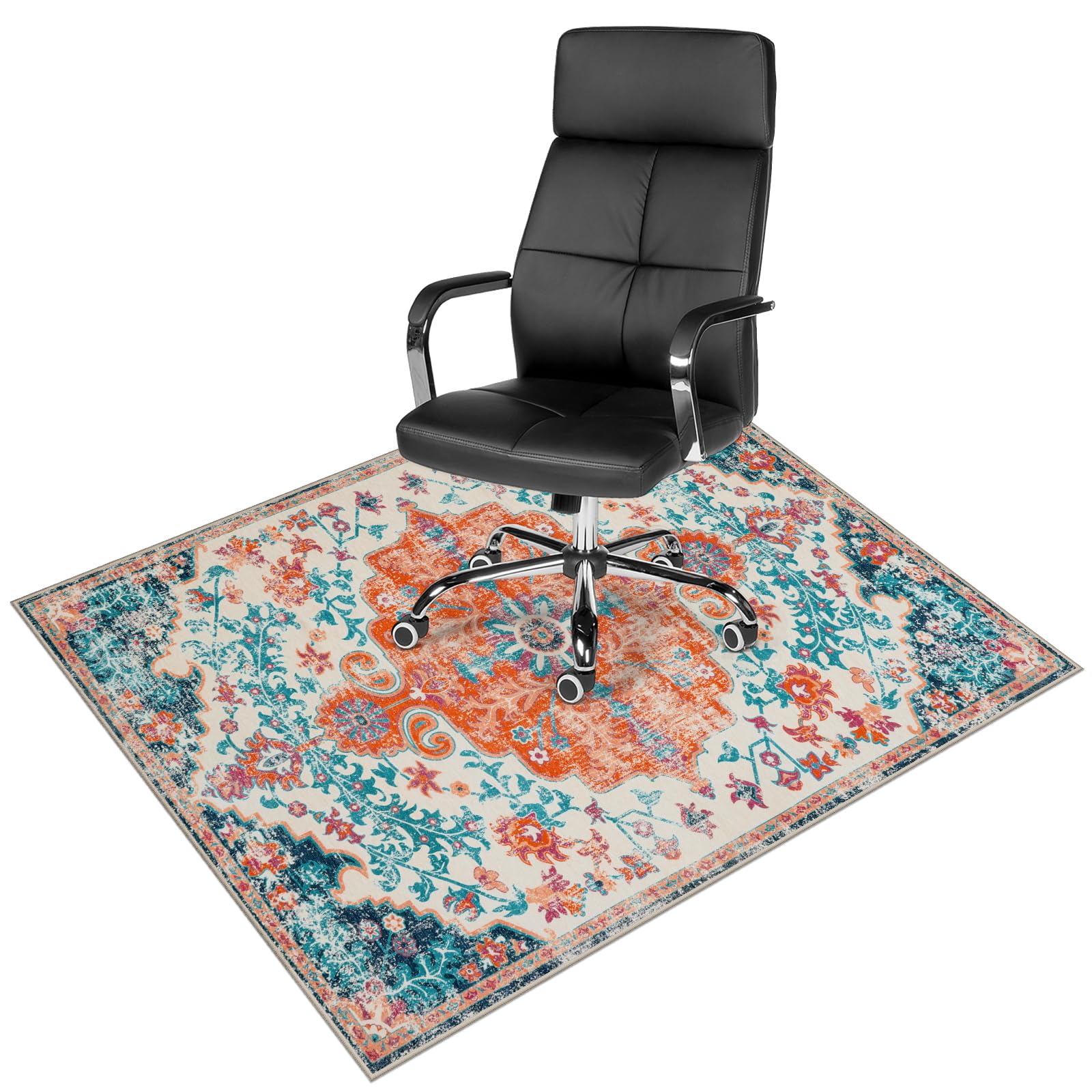 Anidaroel 48x60 Office Chair Mat for Hardwood Floor Desk Chair Mats for Hard Floors Office Rug for Rolling