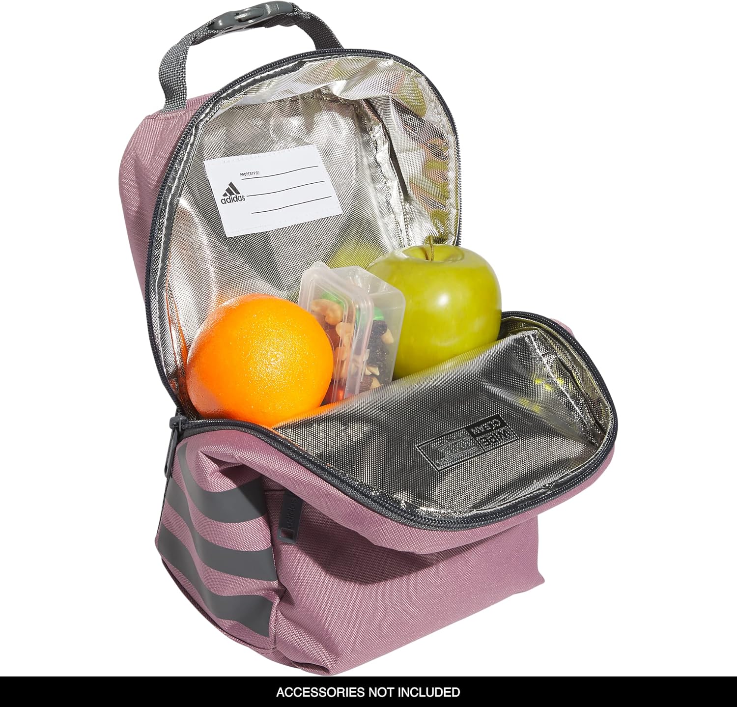 adidas Santiago 2 Insulated Lunch Bag, Wonder Orchid Purple/Rose Gold, One Size