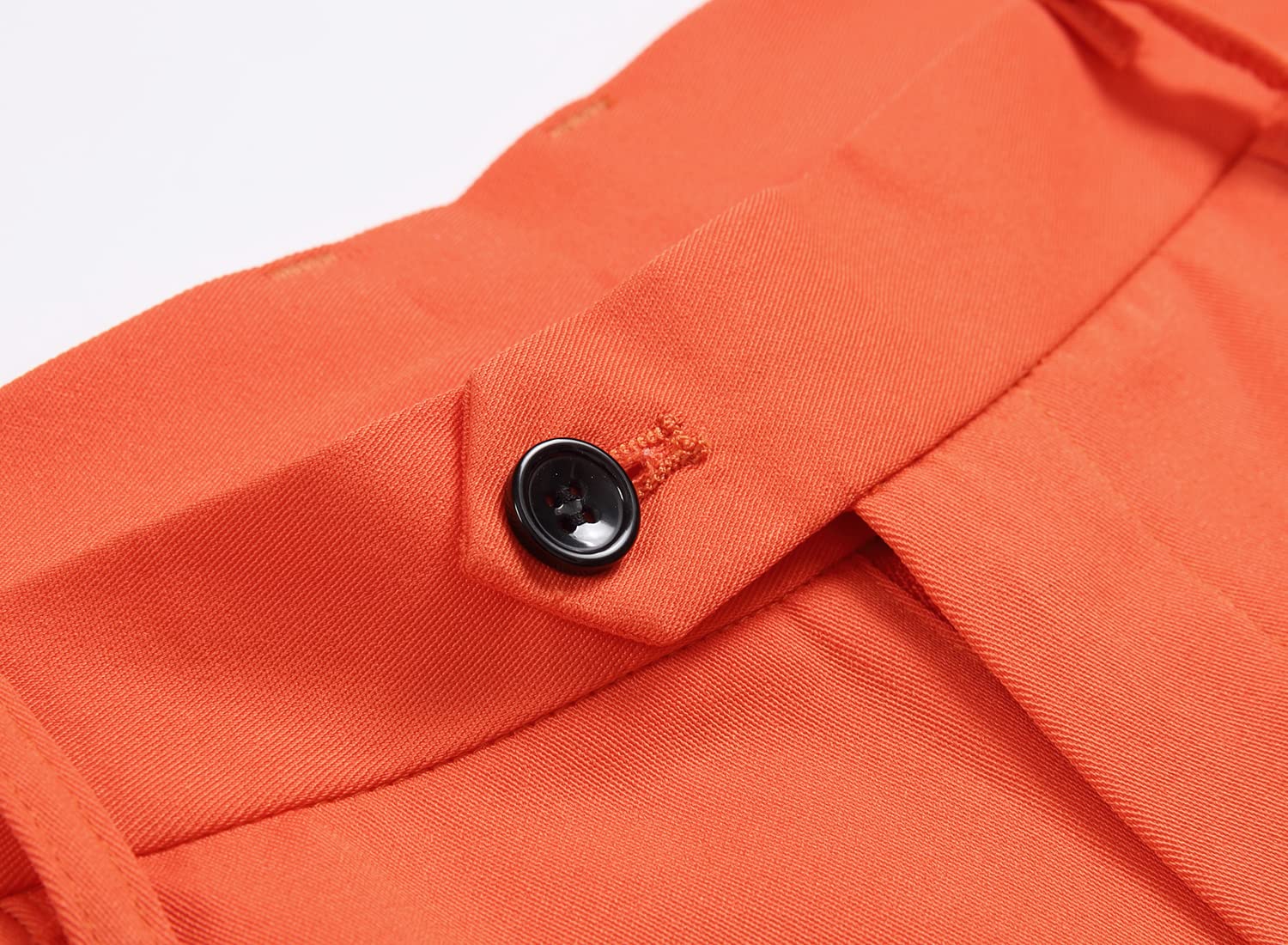 Snapklik.com : Orange Pants Men, Ankle Chinos Tapered Pantalon De ...