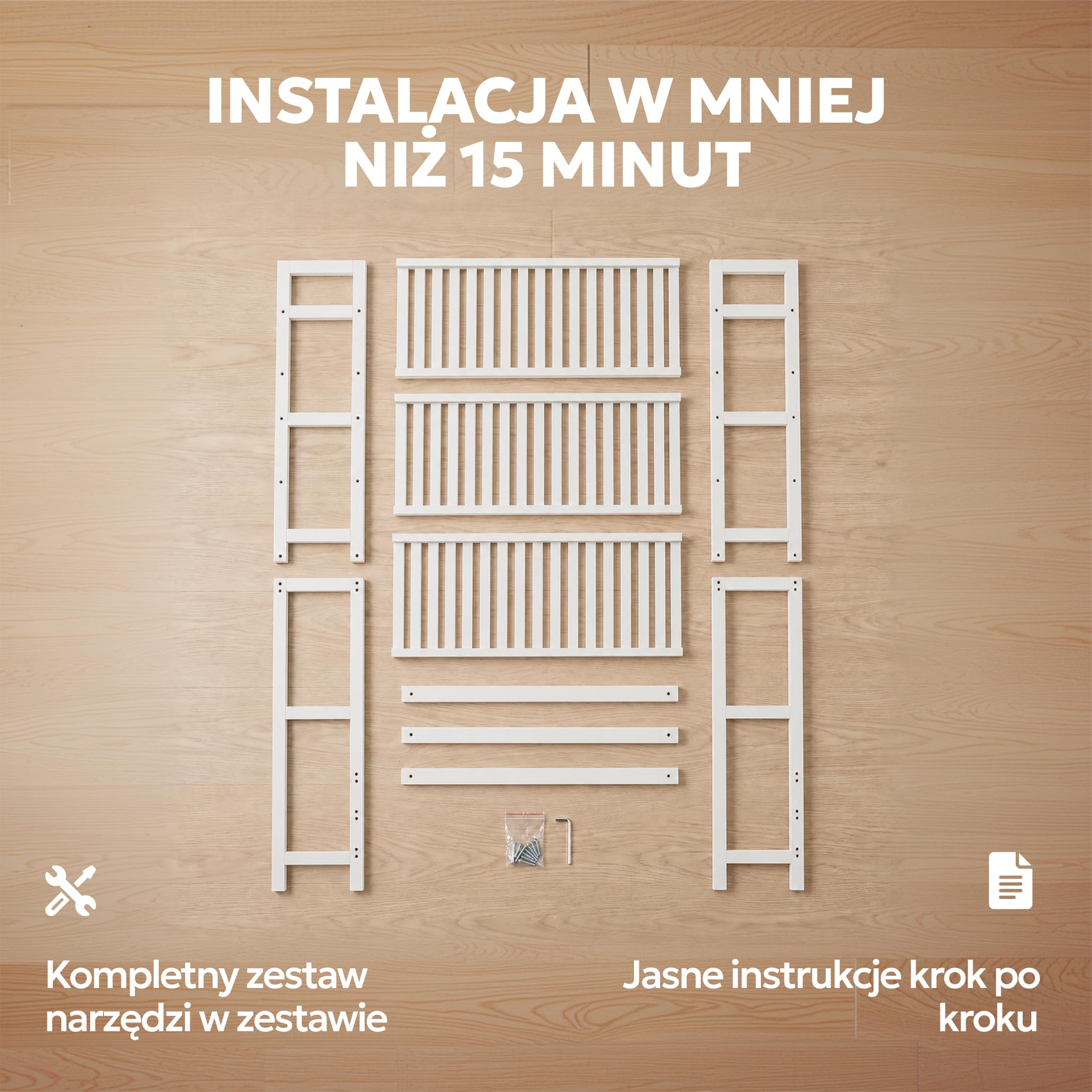 Regał na Pralkę Bambus - Półka Toaletowa - 3 Półki Drewno | MY FAT GORILLA – Regał na Pralkę Bambus 3 Półki – Drewno Organizer 66x26x170 cm Toaletowy