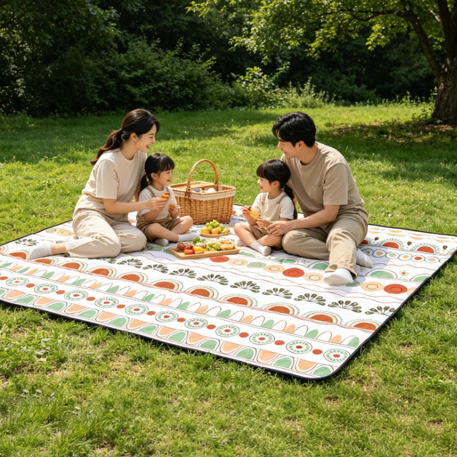 Coperta Da Picnic Di Grandi Dimensioni Tappeto Impermeabile E Antisabbia Di | Coperta da Esterno a 3 Per Picnic Campeggio Viaggio Outdoor Festival