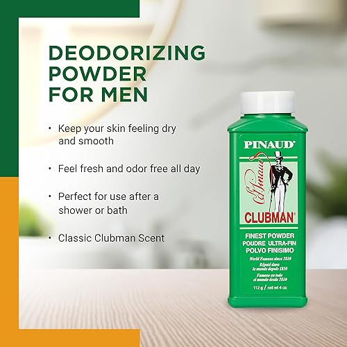 Miniatura 8 de Polvo de talco fino Clubman de Pinaud, 9onzas, paquete de de 3