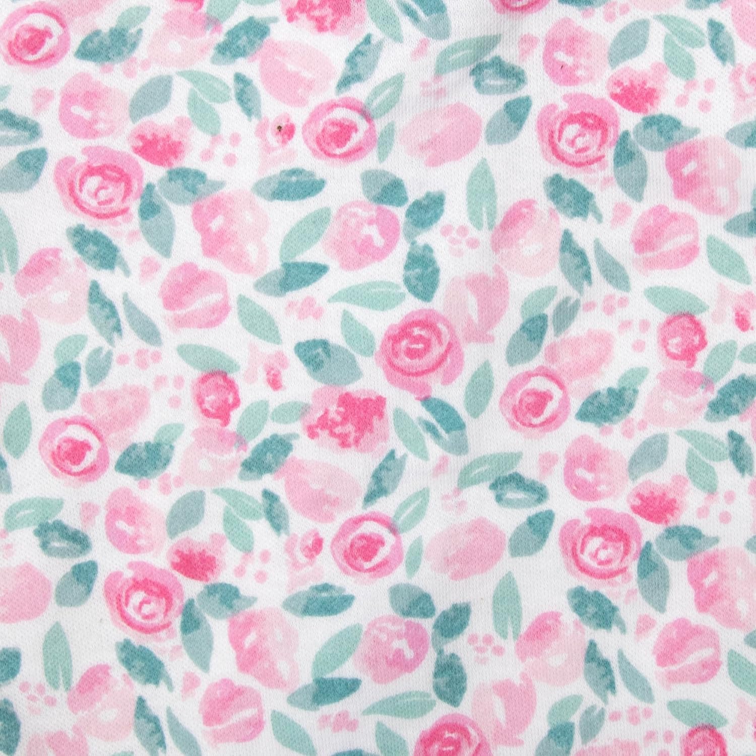 Baby Essentials Baby Girls 4 Piece Outfit Set – Footie Sleepwear Pajama Bodysuits – Spring & Summer Baby Clothes Gift Set - Image 7