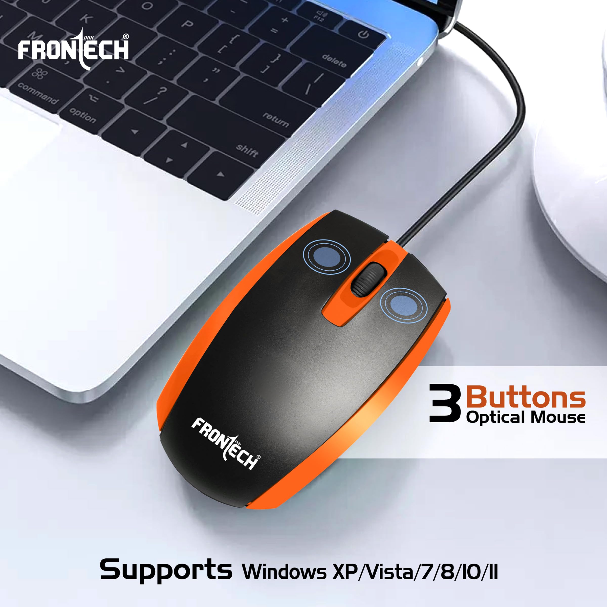 オーフェルマウス Amazon.in: Buy FRONTECH MS-0046 Optical Mouse