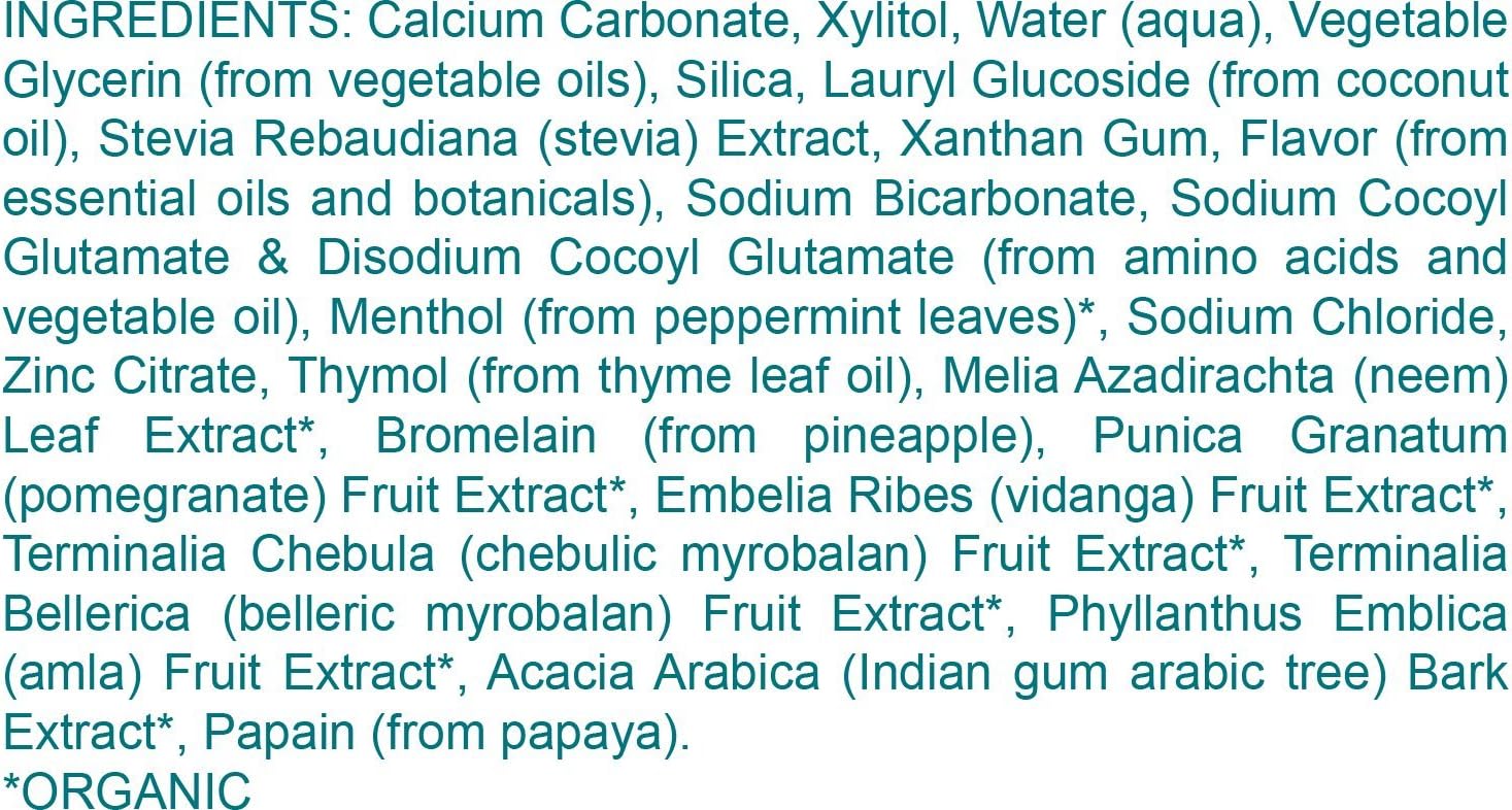 Himalaya Botanique Complete Care Whitening Toothpaste, Simply Mint, for a Clean Mouth, Whiter Teeth and Fresh Breath, 5.29 oz, 2 Pack: Health & Personal Care