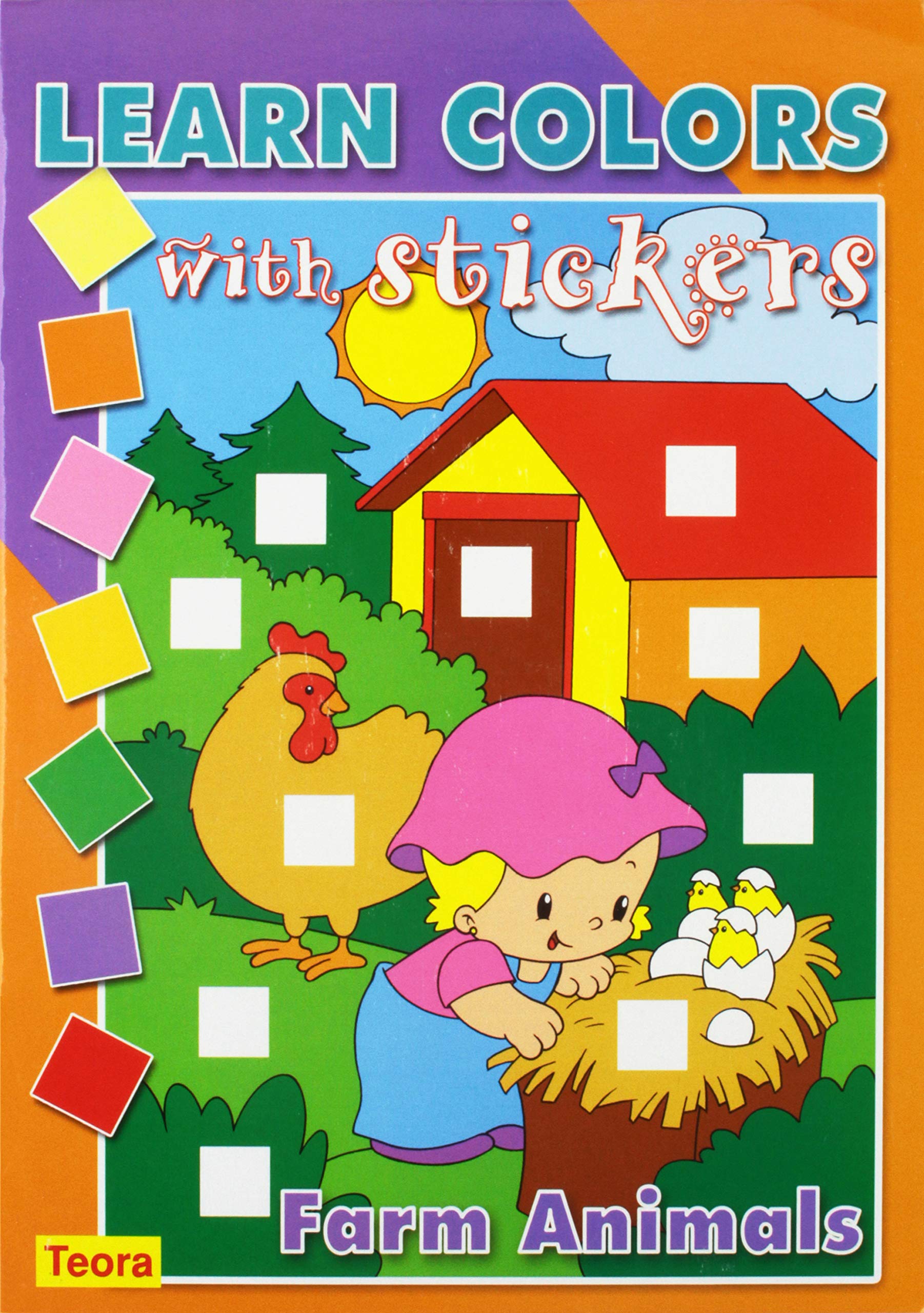 Farm Animals [With Sticker(s)] (Learn Colors with Stickers)