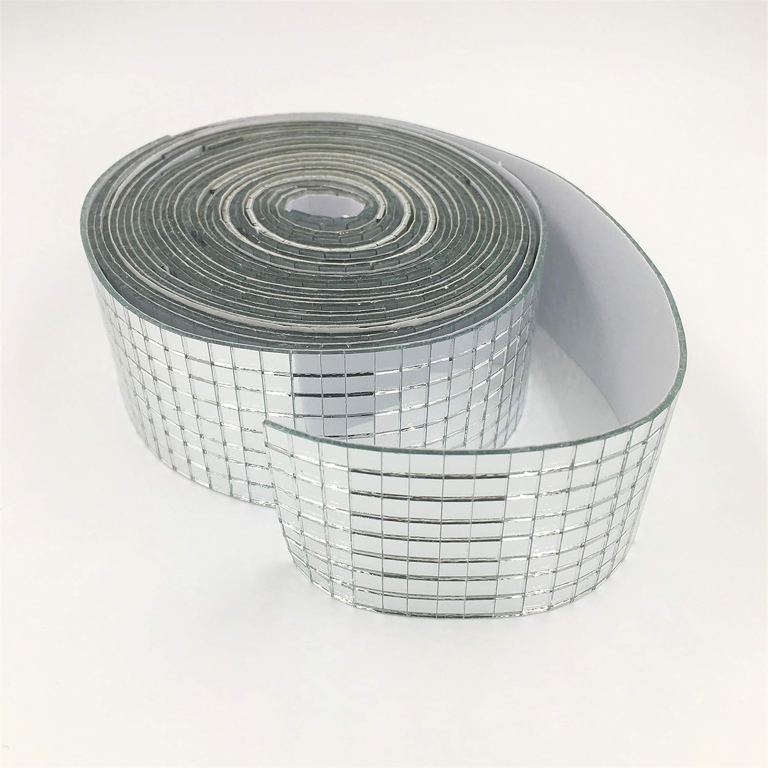 NUORUI SelfAdhesive Real Glass Craft Mini Square Mirrors