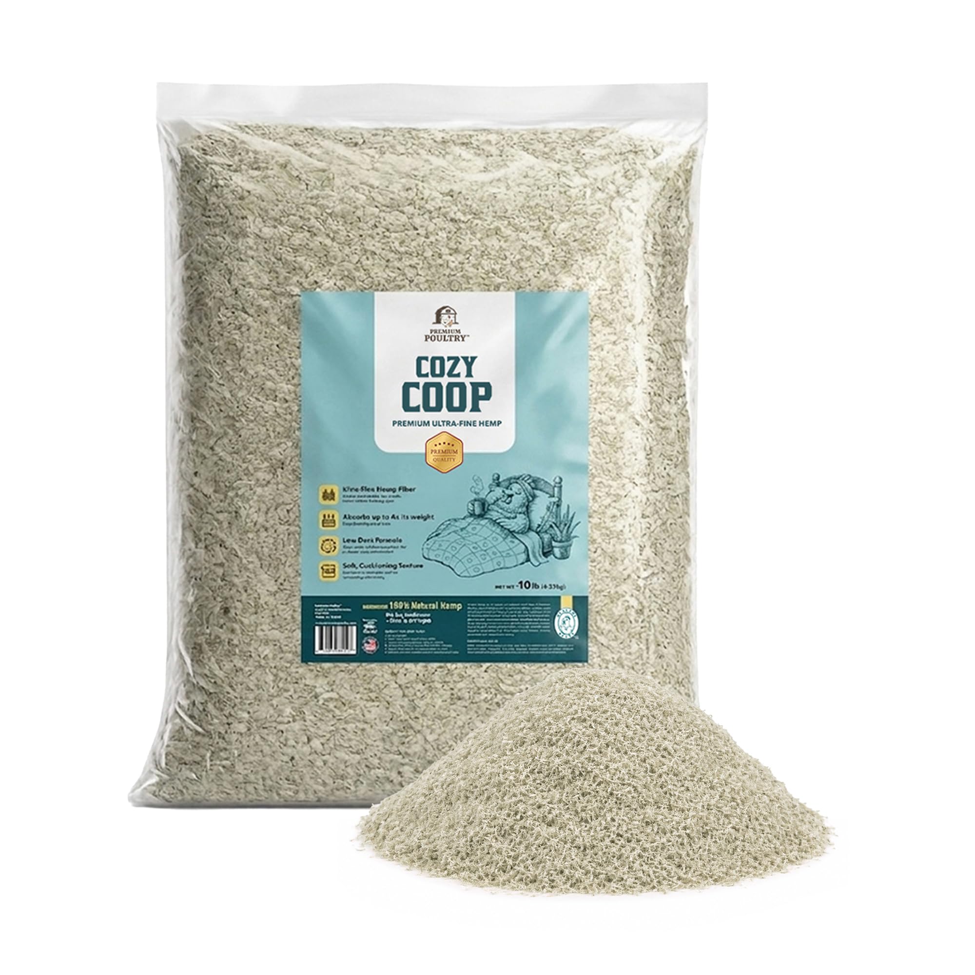 Cozy Coop Siftable No Dust Hemp Bedding