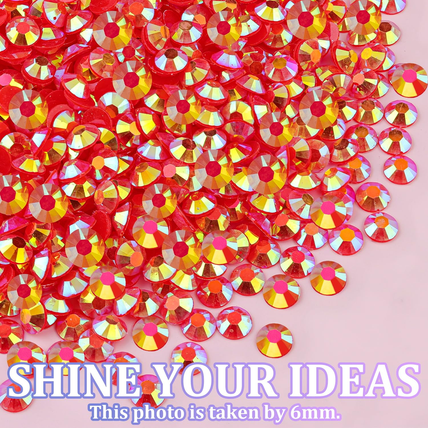 32000Pcs Resin Rhinestones for Bedazzling, Silver Clear Flatback Gems for Diamond Art, Crystal Bedazzler Kit with 3Pcs 10ml B7000 Jewelry Glue for Nail Art Crafting Clothing Book Makeup: 2 Small Pack + Glue Red AB