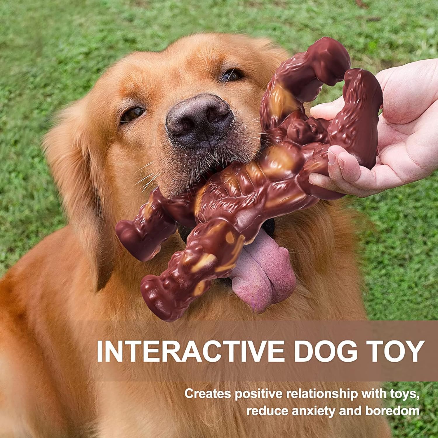 CHEW BOSS Indestructible Dog Toys for Aggressive Chewers, Wishbone, Kong, long lasting Tough for Boredom, Real Beef and Bacon flavour Durable Tough Interactive toys for Small and Large Dog. 6 81Qjj0kAHCL. AC SL1500