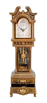 セール‼️アンティークタワークロック Musical tall clock 絵 Vtg Z GALLERIE Titan Table Clock All The Time in The World