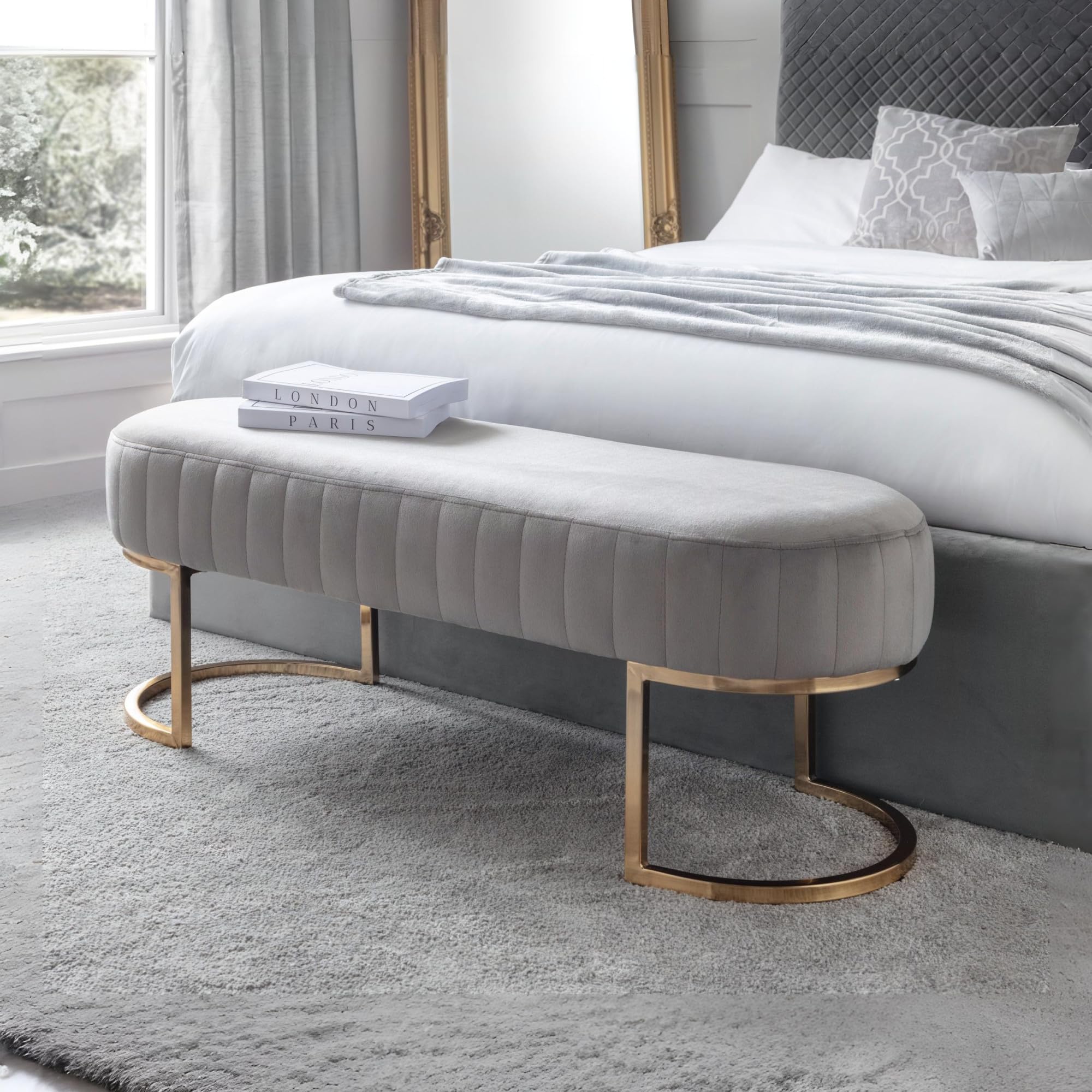 Julian Bowen Grey Harrogate Bench
