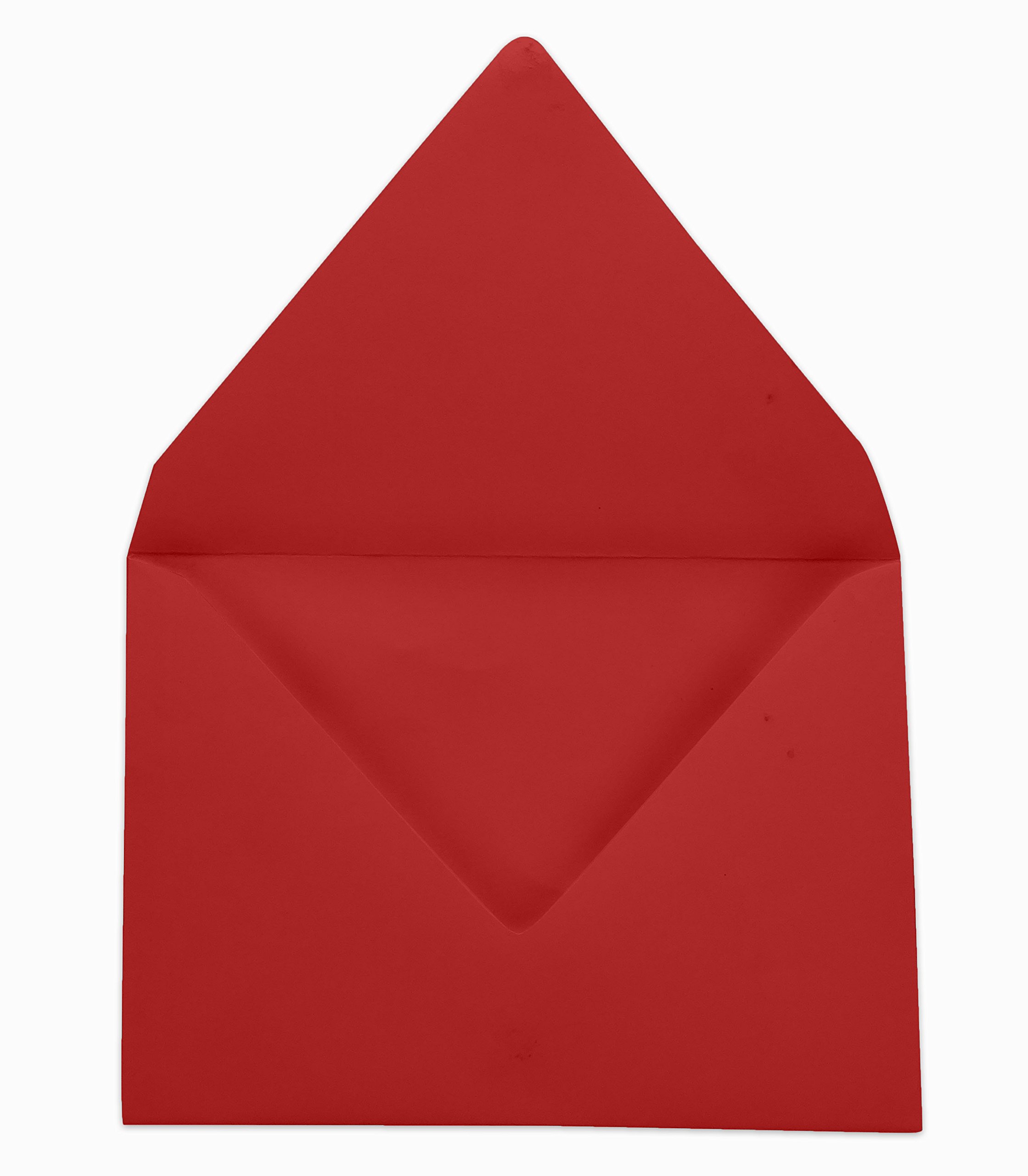 Darling Souvenir A7 Red Invitation Envelopes (5 1/4 x 7 1/4) Euro