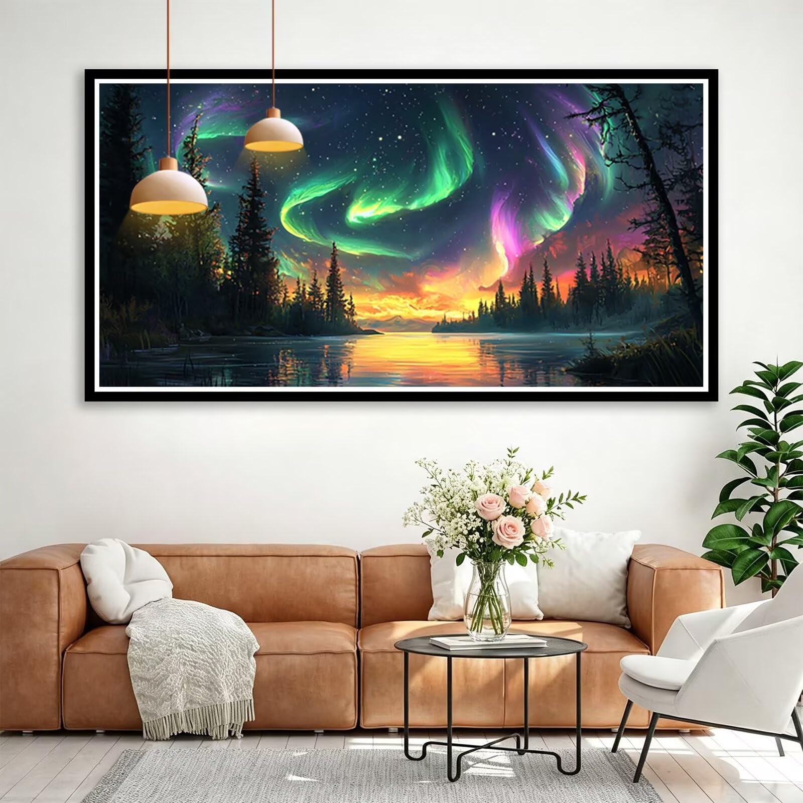 Diamond Painting Farbe Diamant Painting Bilder Erwachsene 120x60 cm Q0-301