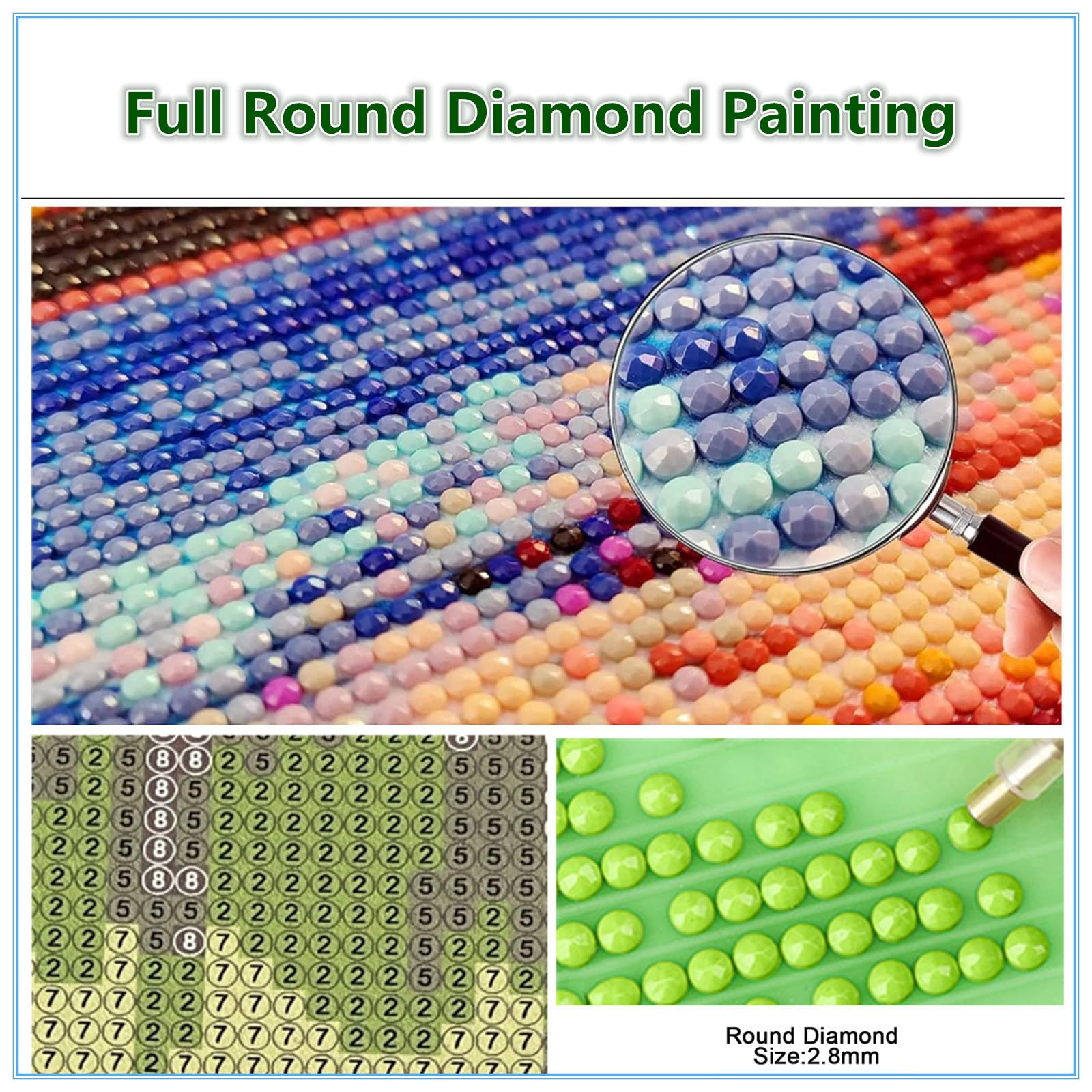 タケ Amazon.com: Diamond Art Mountain View 5D Diamond Painting 5