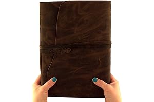 Large Rustic Ridge Leather Photo Album