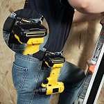 MELOTOUGH Drill Holder for Tool Belt,Drill Holster,Tape Measure Holder - Fits Up to 2.7" Belt(Black)