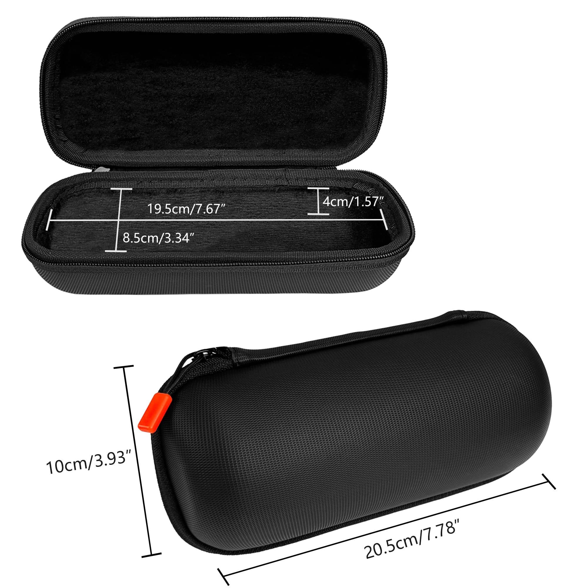 Musiin Bluetooth Speaker Case Compatible with Flip 7/6/5/4, Hard Shell with Soft Lining - Image 3