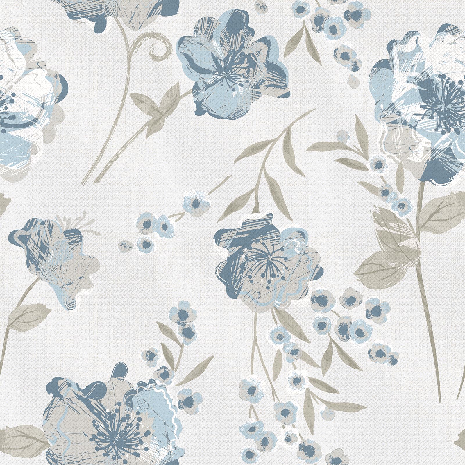 Papier peint beige rustique autocollant floral bohème pour tiroir 45x400cm