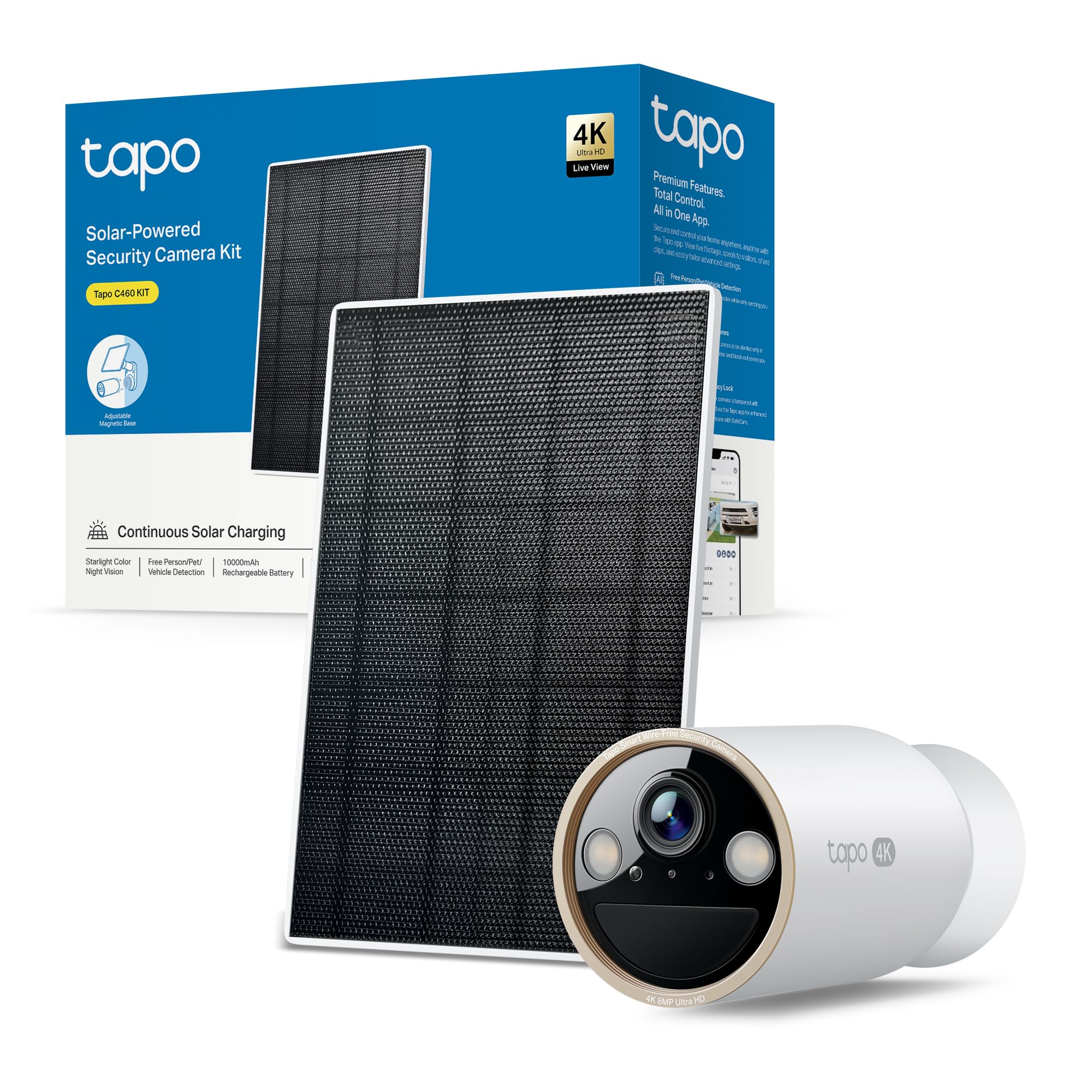 TP-Link Tapo C460 KIT(EU) Pallottola (forma) Telecamera di sicurezza IP Esterno 3840 x 2160 Pixel Parete