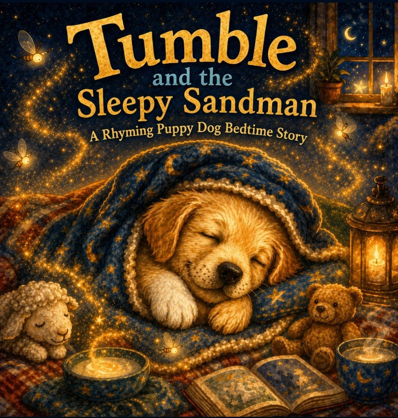 Tumble and the Sleepy Sandman: A Rhyming Puppy Dog Bedtime Story: 2 (Tumble Stories)
