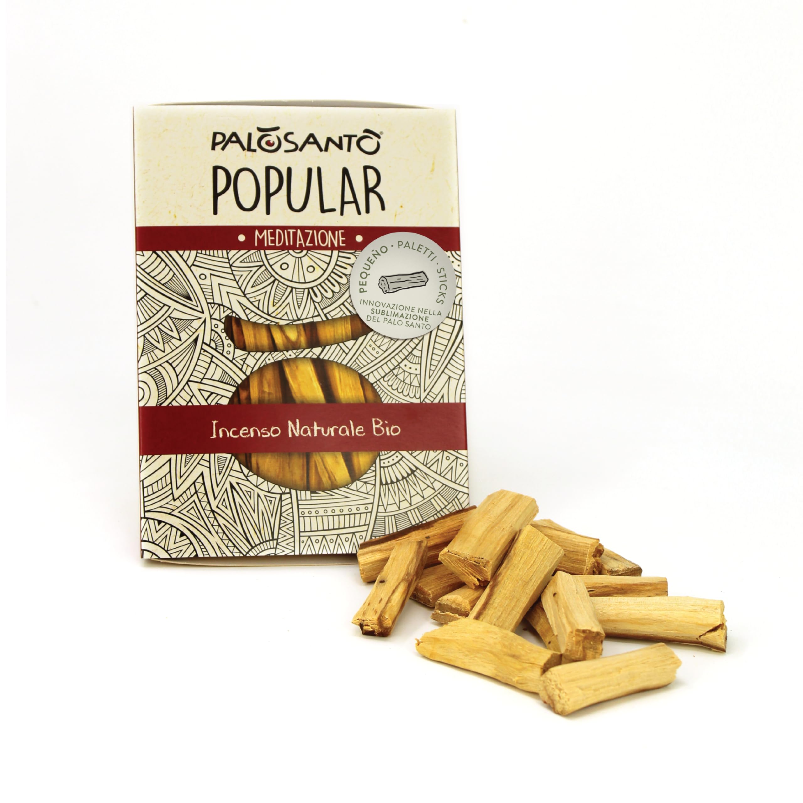 Palosanto Pequeño - Palo Santo Sticks - 60 Gr - Palo Santo Fumigation Innovation - Smaller Natural Incense Sticks To Sublimate With The Aroma Diffuser - Palo Santo Wood Bursera Graveolens