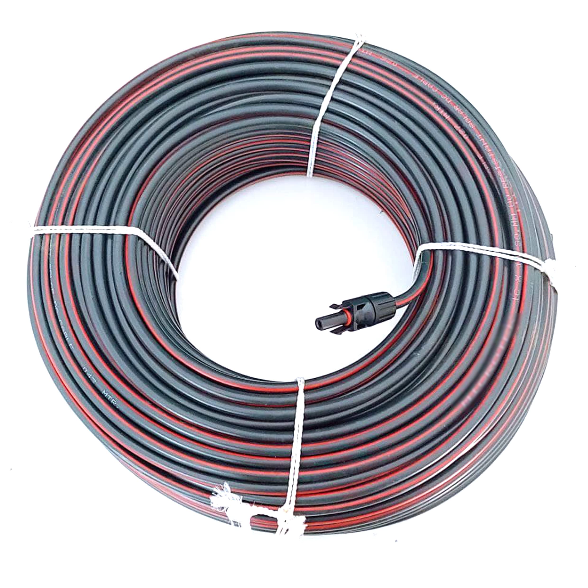 Daystar Solutions Solar DC Cable 6 sq.mm With MC4 Connector (Red And Black 10 Meter) (B09SBNKVY3) Amazon Price History, Amazon Price Tracker